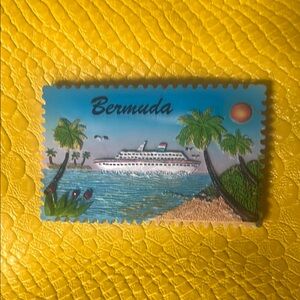 💐2/$10💐Bermuda Souvenir Magnet with Cruise Ship